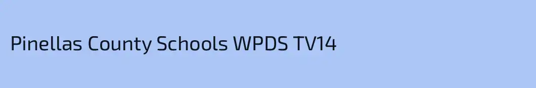 Pinellas County Schools WPDS TV14